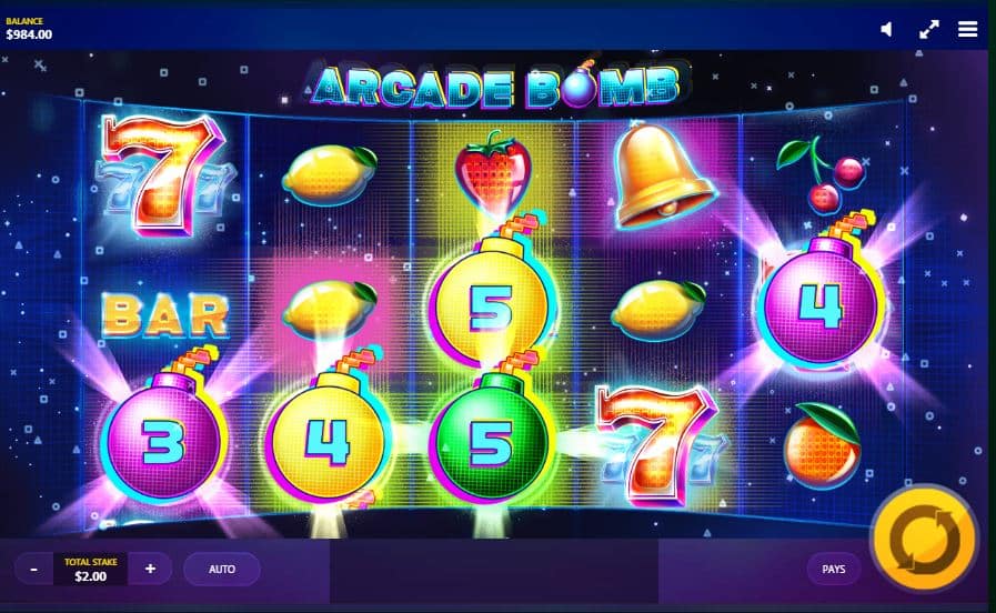 Arcade Bomb Sample Screen