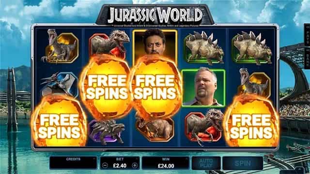 Jurassic World Free Spins