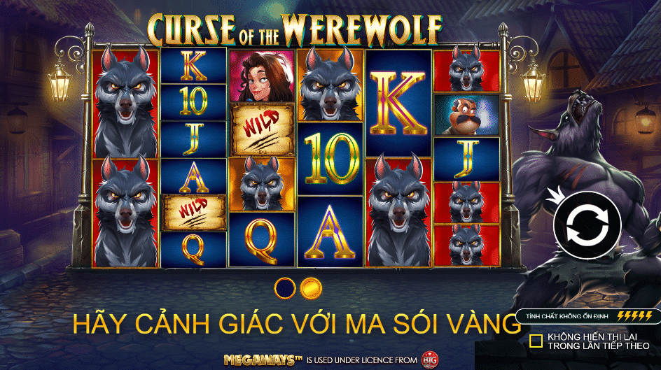 curse of the werewolf megaways2